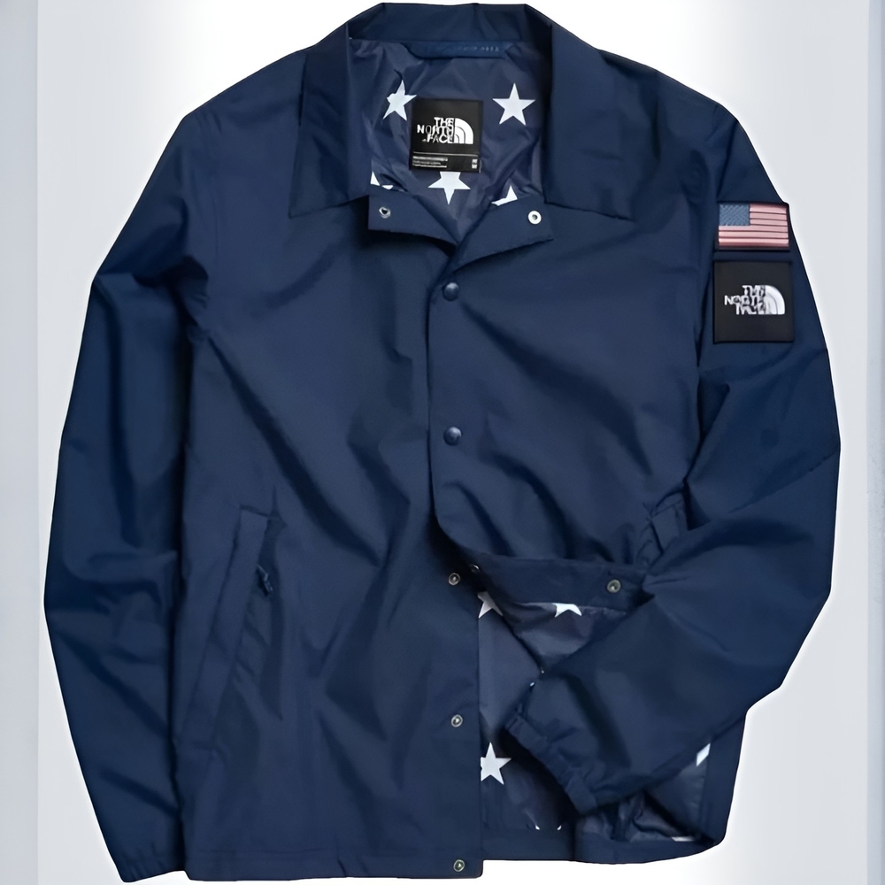 The North Face 2018 Olympic Team USA Gear Men's Navy Coach Jacket Size Large L